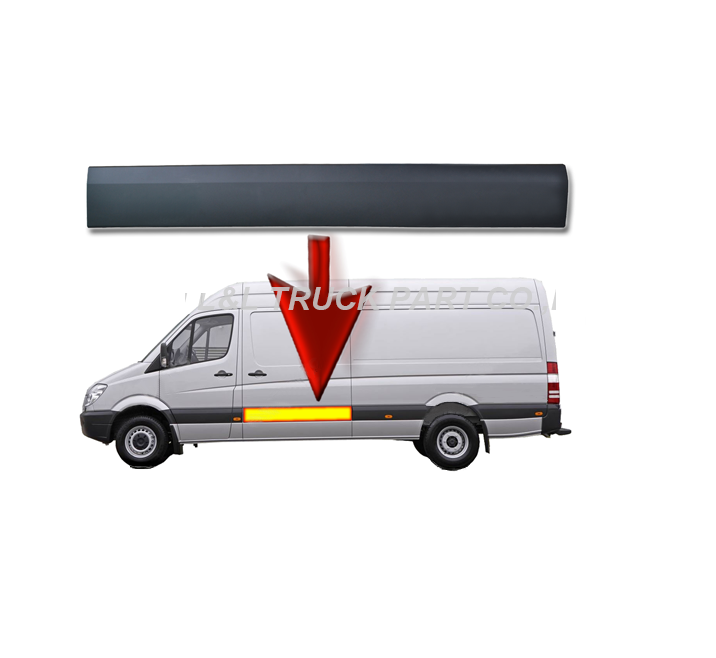 Mercedes-Benz Sprinter Sol Yan Orta Kaplama Crafter / Sprinter 2006- Psaparcam A9066905382