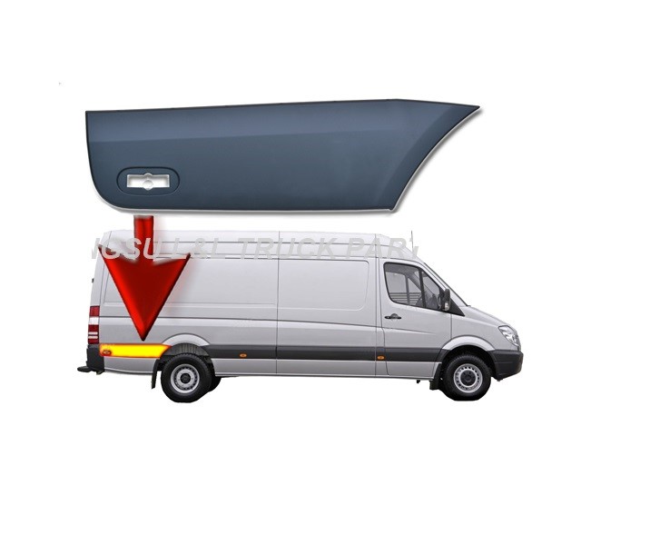 Mercedes-Benz Sprinter Sağ Arka Çamurluk Kaplama Crafter / Sprinter 2006- Psaparcam A9066901682