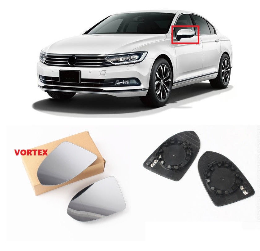 Volkswagen Passat Dış Ayna Camı Sol Arteon / Passat 2015- Psaparcam 3G0857521