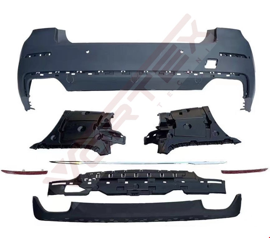 BMW 5 Serisi Arka Tampon Set (Dolu) Luxury G30 2020- Psaparcam 51129852175