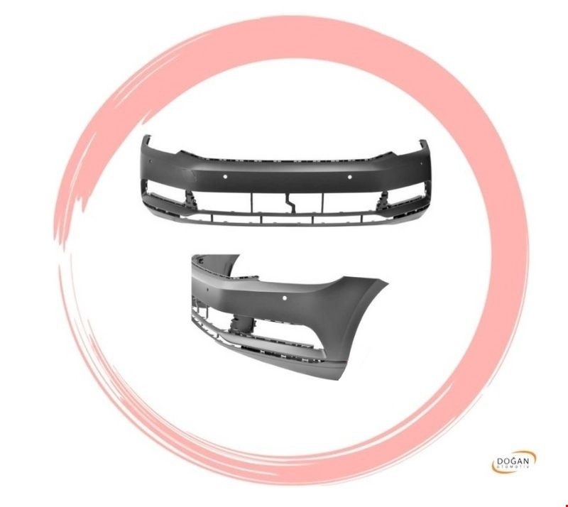 Volkswagen Passat Ön Tampon (Trendlıne-sensörlü) Passat 2015- Psaparcam 3G0807217GRU