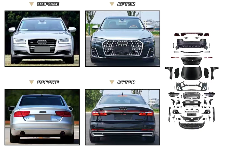 Audi A8 2011-2016 İçin A8 2022- Dönüşüm Seti Komple Psaparcam A811-22UPBKN